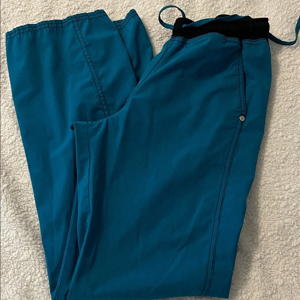 Scrubstar Teal Joggers - Picture 1 of 4